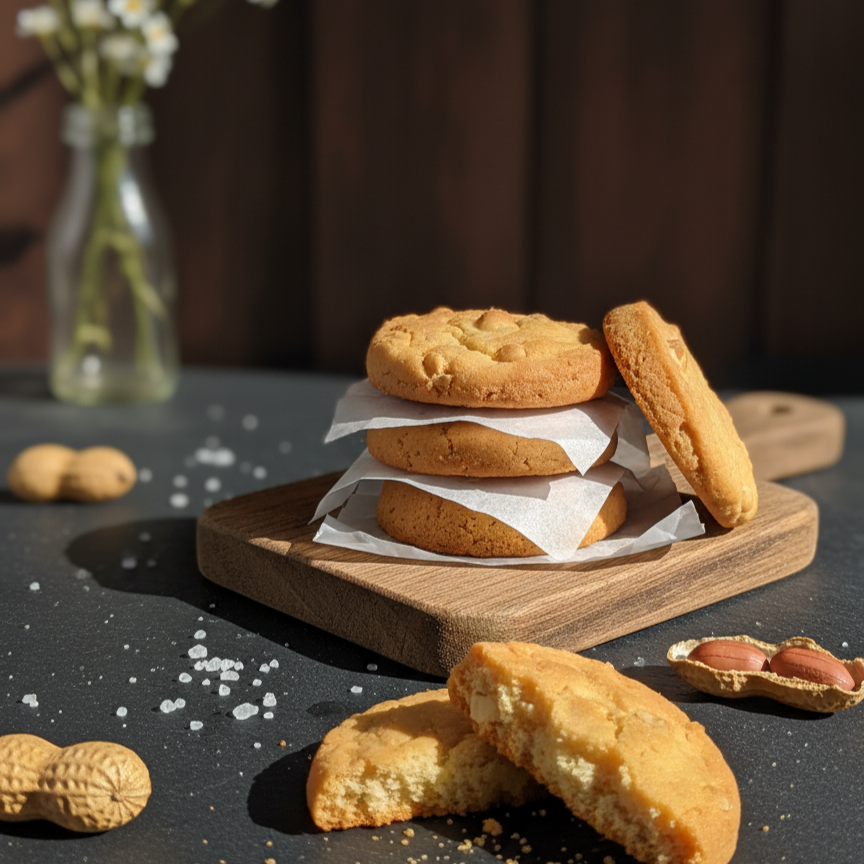 Biscuit sablé aux cacahuètes